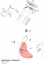 Diagram preview: Ignition lock complete (93011066044)