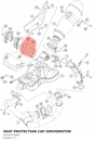 Diagram preview: HEAT PROTECTION CAP SERVOMOTOR (61441070060)