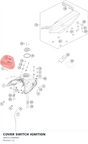 Diagram preview: COVER SWITCH IGNITION (A60311068000)