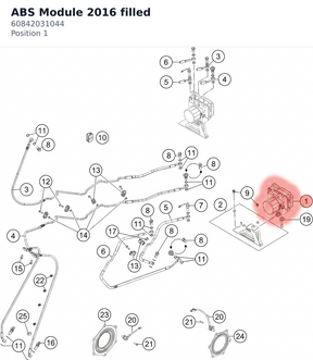 Diagram preview: ABS Module 2016 filled (60842031044)