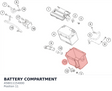 Diagram preview: BATTERY COMPARTMENT (A58011154000)