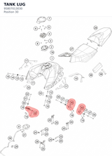 Diagram preview: TANK LUG (95807013030)