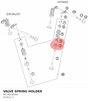 Diagram preview: VALVE SPRING HOLDER (90136036000)