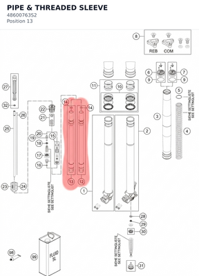 Diagram preview: PIPE & THREADED SLEEVE (48600763S2)