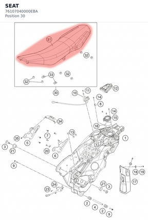 Diagram preview: SEAT (76107040000EBA)