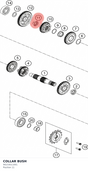 Diagram preview: COLLAR BUSH (90233011001)