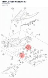 Diagram preview: NEEDLE BUSH HK2526B         03 (60004031000)