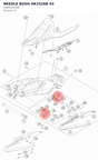 Diagram preview: NEEDLE BUSH HK2526B         03 (60004031000)