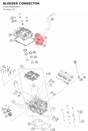 Diagram preview: BLEEDER CONNECTOR (C90036081000)
