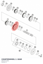 Diagram preview: COUNTERWHEEL 2. GEAR (90633012000)