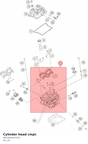 Diagram preview: Cylinder head cmpl. (9633602003324)