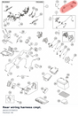 Diagram preview: Rear wiring harness cmpl. (A62411076033)