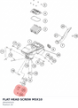 Diagram preview: FLAT HEAD SCREW M5X10 (J005050103)
