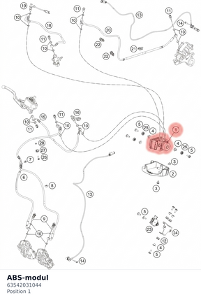 Diagram preview: ABS-modul (63542031044)