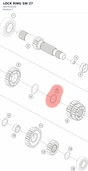 Diagram preview: LOCK RING SW 27 (0417270150)