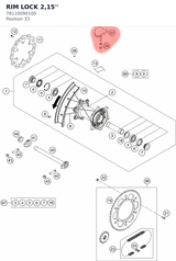 Diagram preview: RIM LOCK 2,15'' (78110090100)