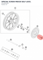 Diagram preview: SPECIAL SCREW M8X30 SELF LOCK. (90109062000)
