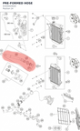 Diagram preview: PRE-FORMED HOSE (61935024020)