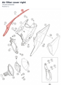 Diagram preview: Air filter cover right (79106104000AB)