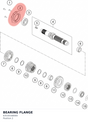Diagram preview: BEARING FLANGE (63530168000)