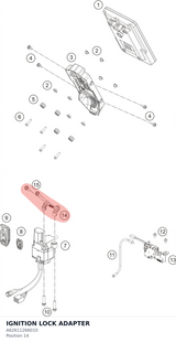 Diagram preview: IGNITION LOCK ADAPTER (A62611266010)