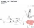 Diagram preview: FLANGE FOR FUEL PUMP (93041007000)