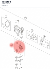 Diagram preview: INJECTOR (55641023044)