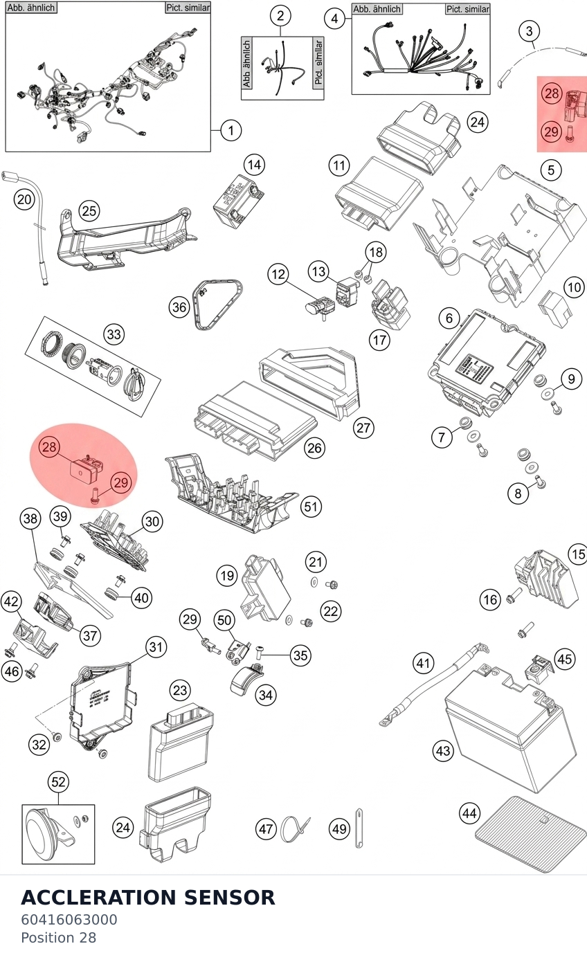 Diagram preview: ACCLERATION SENSOR (60416063000)