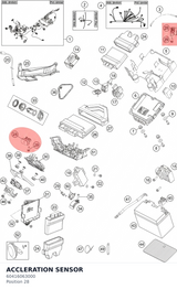 Diagram preview: ACCLERATION SENSOR (60416063000)