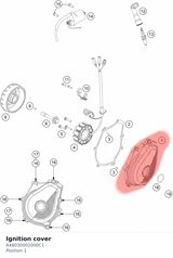 Diagram preview: Ignition cover (A48030002000C1)