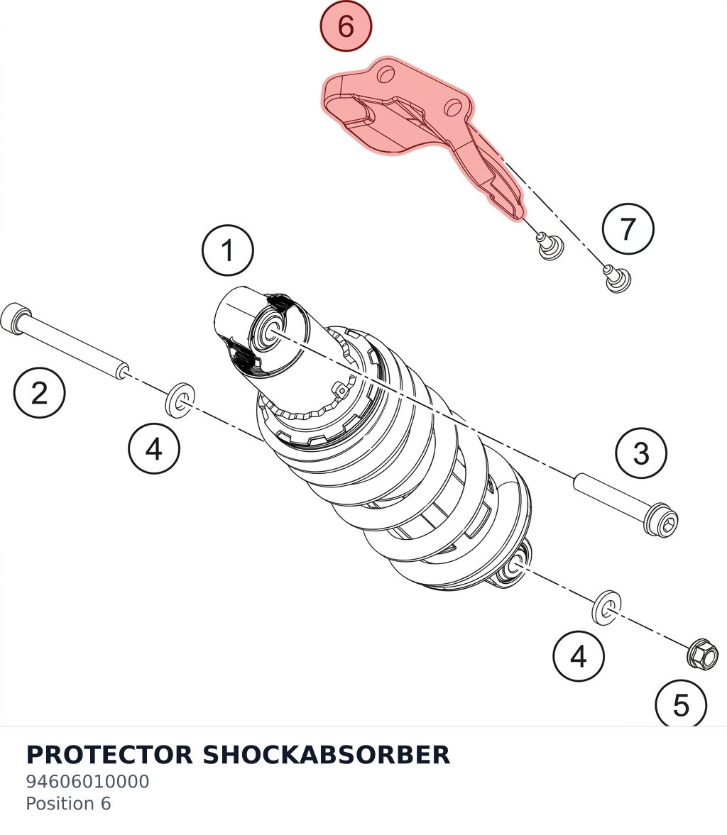 Diagram preview: PROTECTOR SHOCKABSORBER (94606010000)