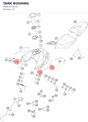 Diagram preview: TANK BUSHING (95807013070)