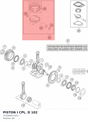Diagram preview: PISTON I CPL. D 102 (75330007100 I)