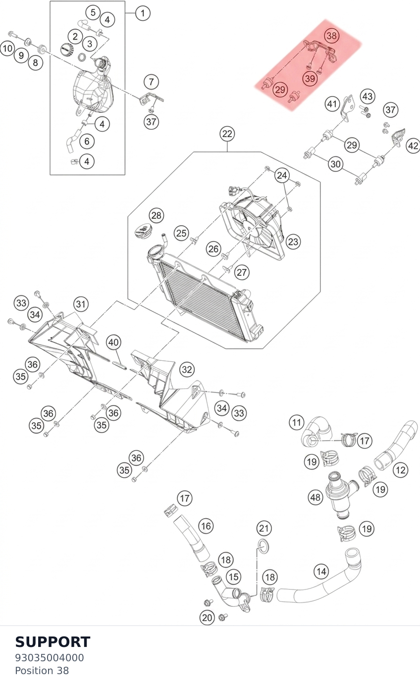 Diagram preview: SUPPORT (93035004000)