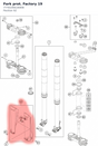 Diagram preview: Fork prot. Factory 19 (77701094100EBI)