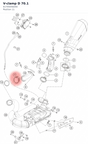 Diagram preview: V-clamp D 70.1 (61705058200)