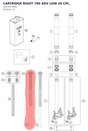 Diagram preview: CARTRIDGE RIGHT 790 ADV LOW 20 CPL. (43578176S6)