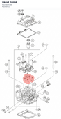 Diagram preview: VALVE GUIDE (90236025100)