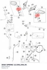 Diagram preview: DISK SPRING 12,5X6,2X0,35 (69012040030)