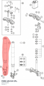 Diagram preview: FORK LEG R/S CPL. (90201002000)