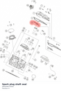 Diagram preview: Spark plug shaft seal (A60036075050)