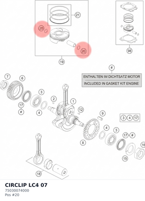 Diagram preview: CIRCLIP LC4                 07 (75030074000)