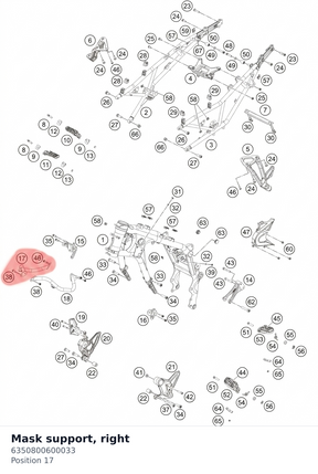 Diagram preview: Mask support, right (6350800600033)