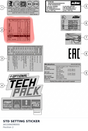 Diagram preview: STD SETTING STICKER (A61006098000)