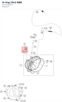Diagram preview: O-ring 19x3 NBR (C0770191015)