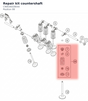 Diagram preview: Repair kit countershaft (C90036028044)