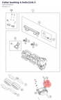 Diagram preview: Collar bushing 4.5x6x12x6.3 (C90741030010)