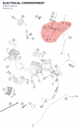 Diagram preview: ELECTRICAL COMPARTMENT (A58011056033)