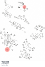 Diagram preview: WASHER (0125080003)