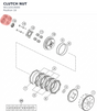 Diagram preview: CLUTCH NUT (90132019000)